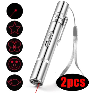 2pcs USB Rechargeable Laser Pointer