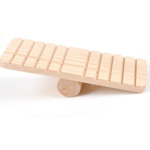 Hamster wooden seesaw