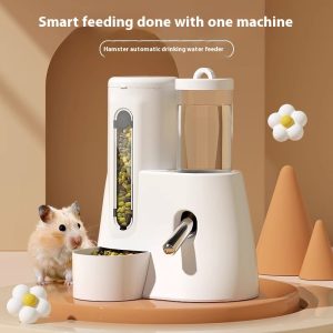 Hamster Automatic Drinking Water Feeder Djungarian Hamster Kettle Food Basin