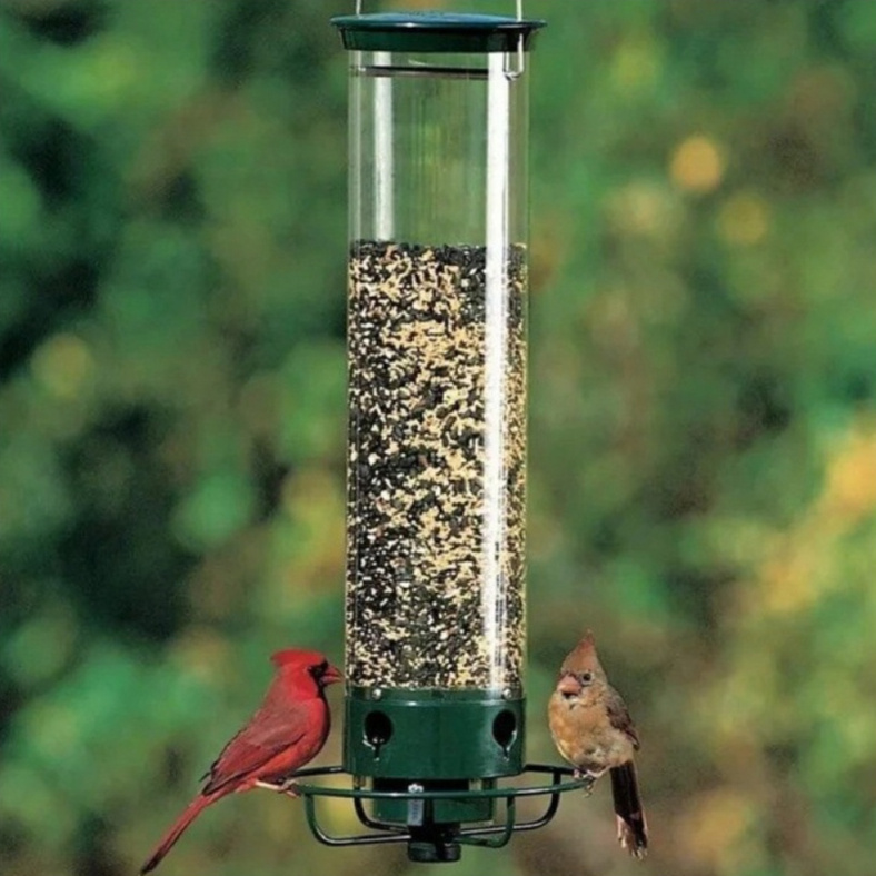 Metal Hanging Hummingbird Feeder Bird Cage